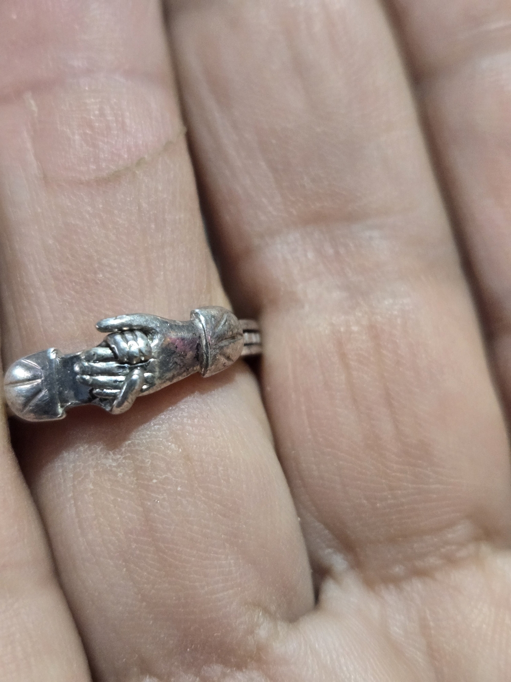 Antique Gimmel Ring With Paper - Picture 7 of 10
